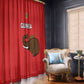 Guinea Football Window Curtain Allez Syli National - African Pride