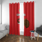 Guinea Football Window Curtain Allez Syli National - African Pride
