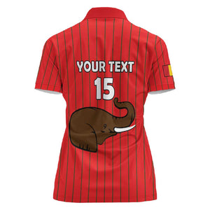 Guinea Football Custom Women Polo Shirt Allez Syli National - African Pride