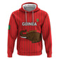 Guinea Football Custom Zip Hoodie Allez Syli National - African Pride