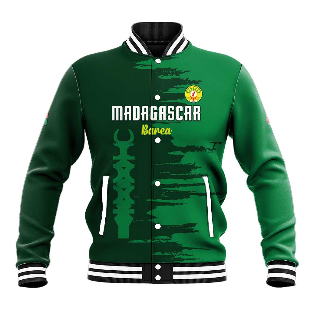 Madagascar Football Custom Baseball Jacket Go Champions - African Pride