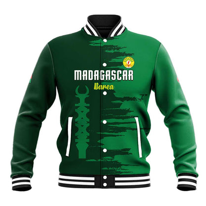 Madagascar Football Custom Baseball Jacket Go Champions - African Pride