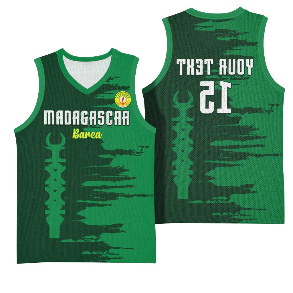 Madagascar Football Custom Basketball Jersey Go Champions - African Pride