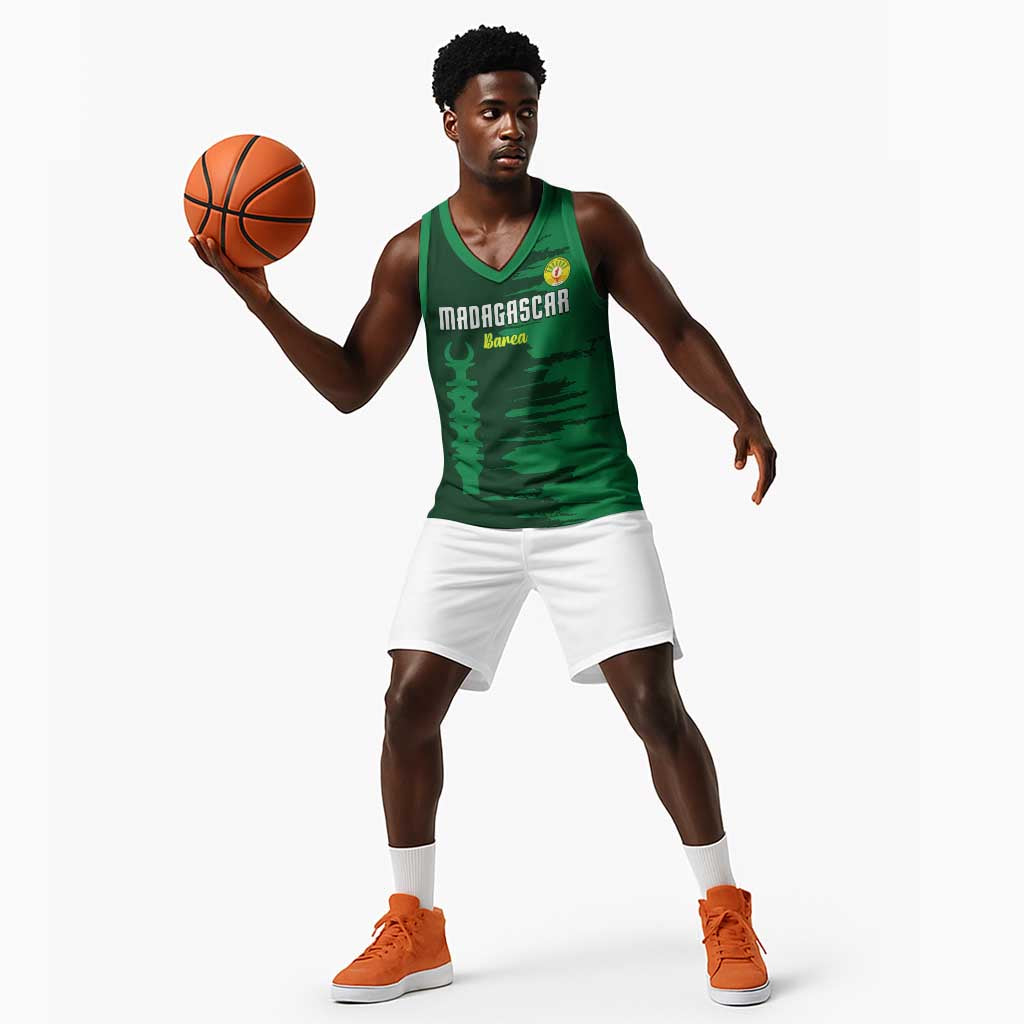 Madagascar Football Custom Basketball Jersey Go Champions - African Pride