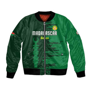 Madagascar Football Custom Bomber Jacket Go Champions - African Pride