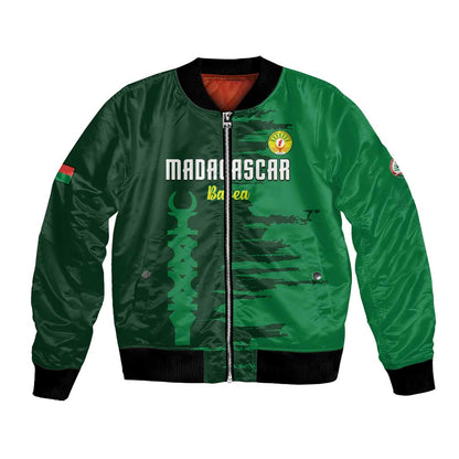 Madagascar Football Custom Bomber Jacket Go Champions - African Pride