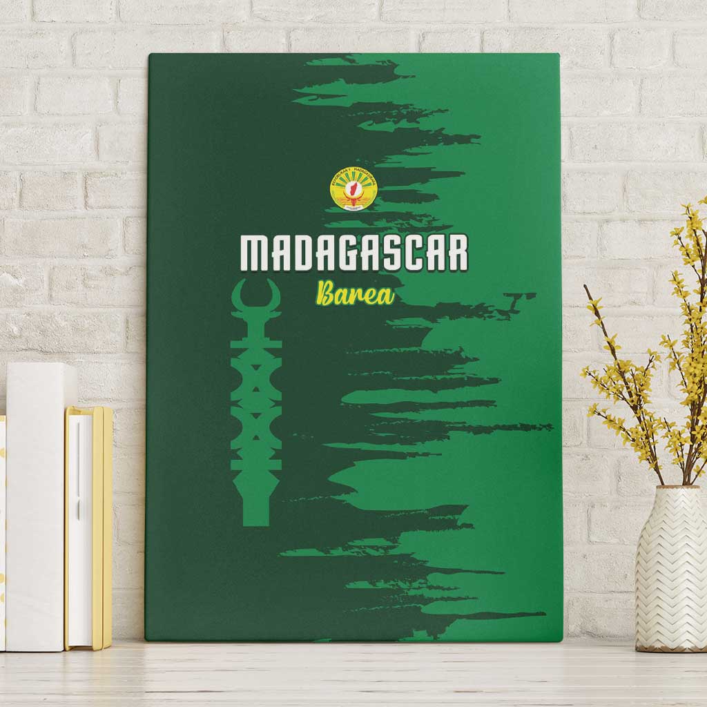 Madagascar Football Canvas Wall Art Go Champions - African Pride