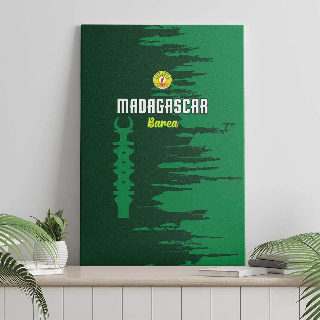 Madagascar Football Canvas Wall Art Go Champions - African Pride