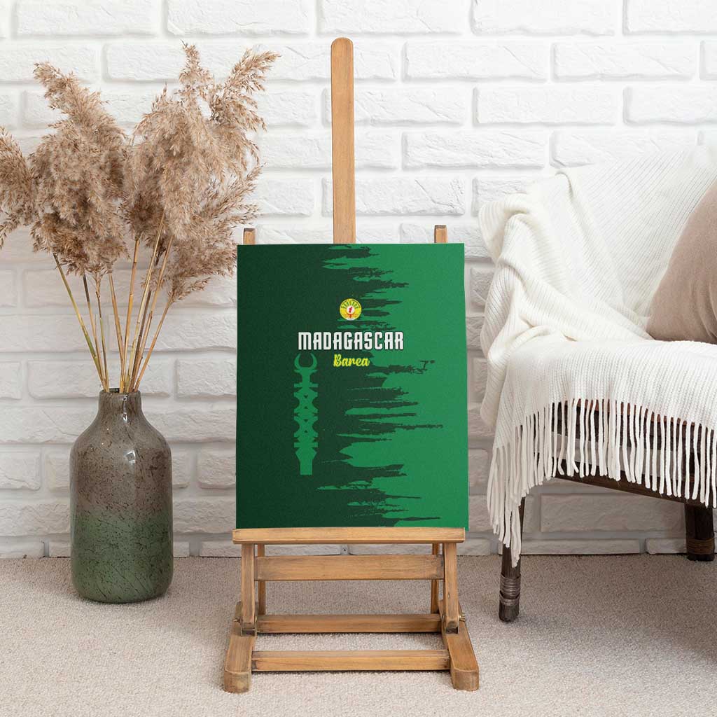Madagascar Football Canvas Wall Art Go Champions - African Pride