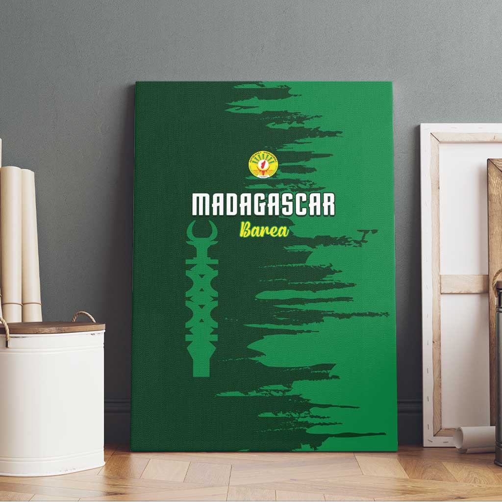 Madagascar Football Canvas Wall Art Go Champions - African Pride