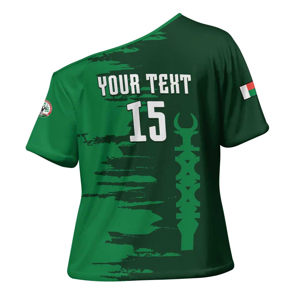 Custom Madagascar Football Cross Shoulder Shirt Go Barea
