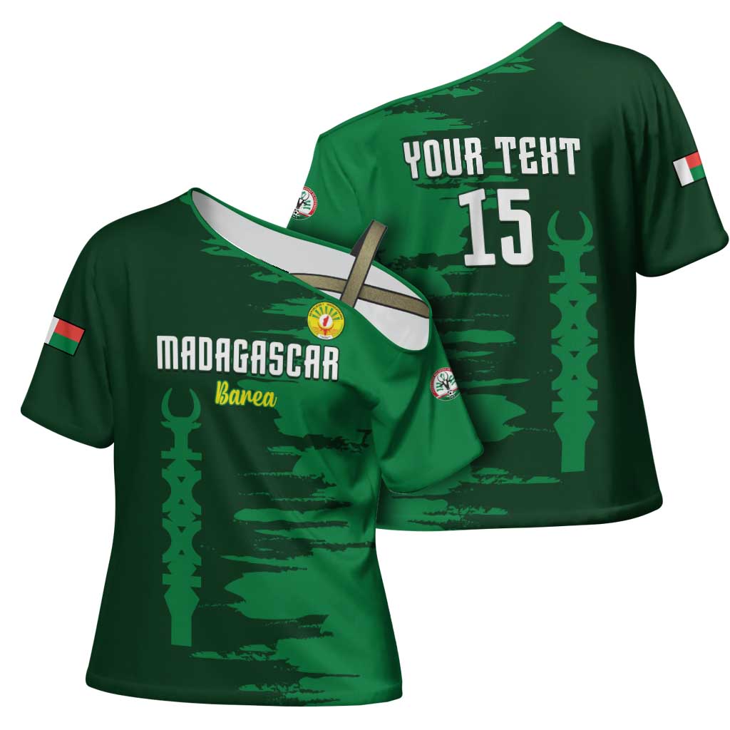 Custom Madagascar Football Cross Shoulder Shirt Go Barea