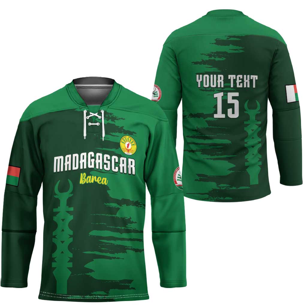 Custom Madagascar Football Hockey Jersey Go Barea