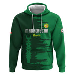 Madagascar Football Custom Hoodie Go Champions - African Pride
