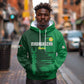 Madagascar Football Custom Hoodie Go Champions - African Pride