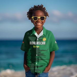 Madagascar Football Custom Kid Hawaiian Shirt Go Champions - African Pride