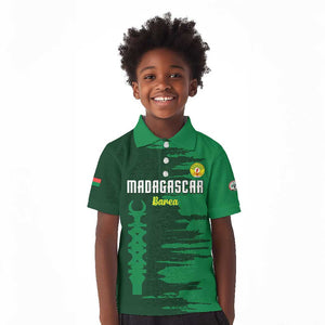 Madagascar Football Custom Kid Polo Shirt Go Champions - African Pride