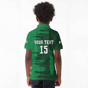 Madagascar Football Custom Kid Polo Shirt Go Champions - African Pride