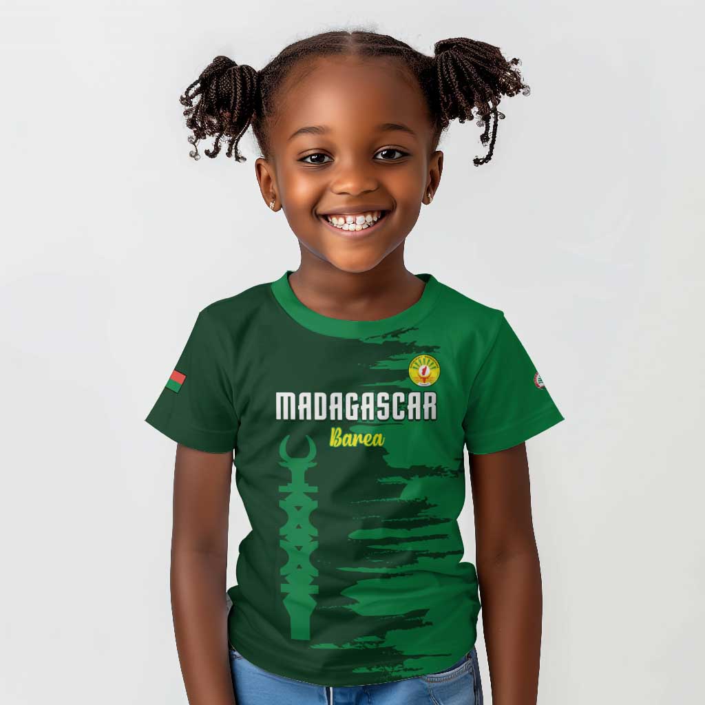Madagascar Football Custom Kid T shirt Go Champions - African Pride