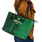 Madagascar Football Leather Tote Bag Go Champions - African Pride