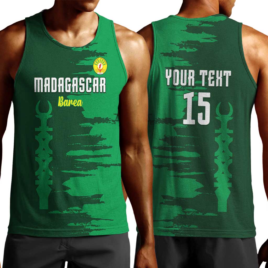 Madagascar Football Custom Men Tank Top Go Champions - African Pride