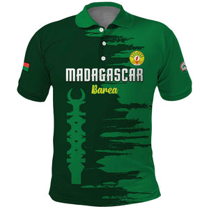 Madagascar Football Custom Polo Shirt Go Champions - African Pride