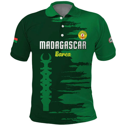 Madagascar Football Custom Polo Shirt Go Champions - African Pride