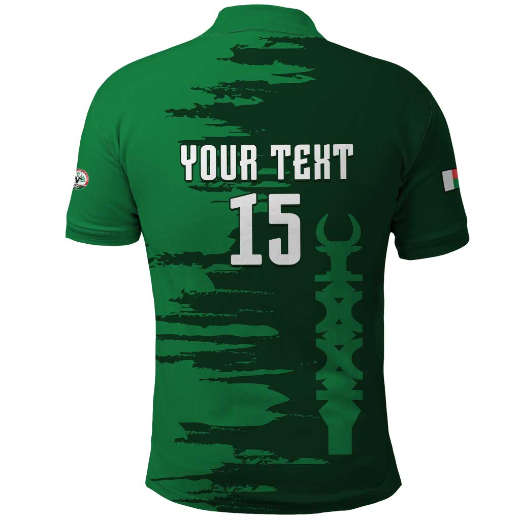 Madagascar Football Custom Polo Shirt Go Champions - African Pride