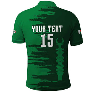 Madagascar Football Custom Polo Shirt Go Champions - African Pride