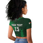 Madagascar Football Custom Raglan Cropped T shirt Go Champions - African Pride