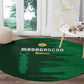 Madagascar Football Round Carpet Go Champions - African Pride