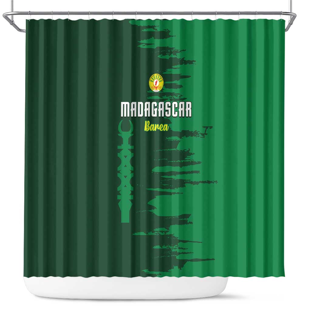 Madagascar Football Shower Curtain Go Champions - African Pride