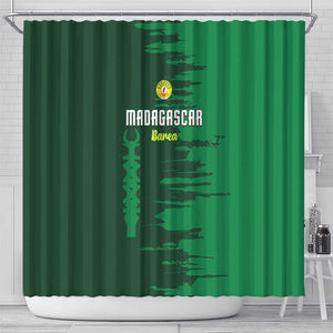 Madagascar Football Shower Curtain Go Champions - African Pride