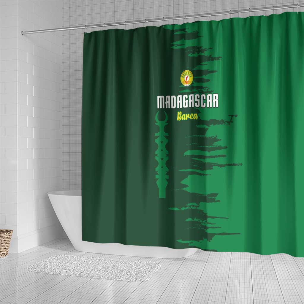 Madagascar Football Shower Curtain Go Champions - African Pride