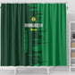 Madagascar Football Shower Curtain Go Champions - African Pride