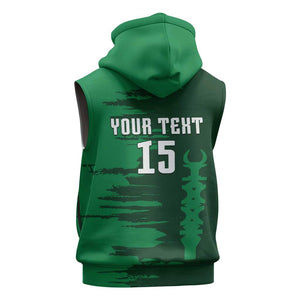 Madagascar Football Custom Sleeveless Hoodie Go Champions - African Pride