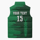 Custom Madagascar Football Sleeveless Puffer Jacket Go Barea