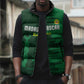 Custom Madagascar Football Sleeveless Puffer Jacket Go Barea