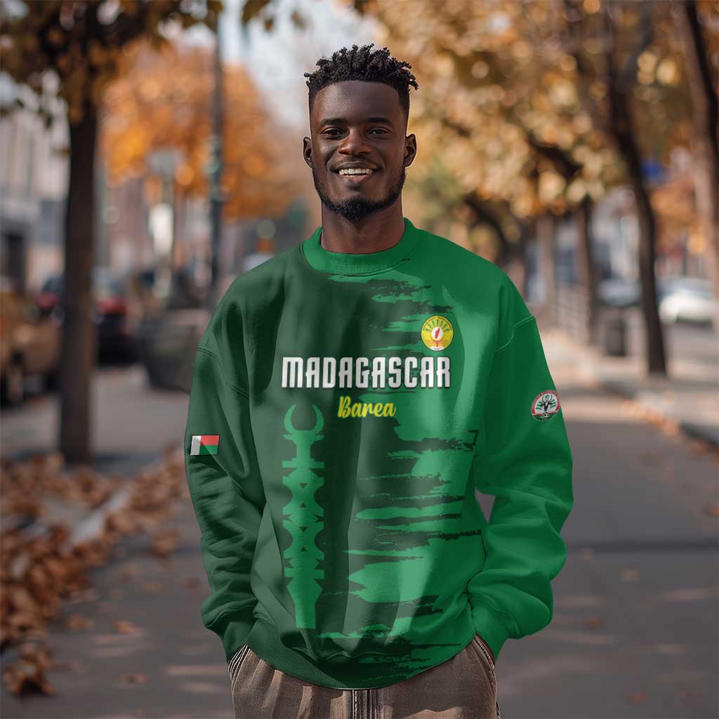 Madagascar Football Custom Sweatshirt Go Champions - African Pride