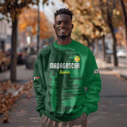Madagascar Football Custom Sweatshirt Go Champions - African Pride