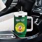 Madagascar Football Custom Tumbler With Handle Go Champions - African Pride