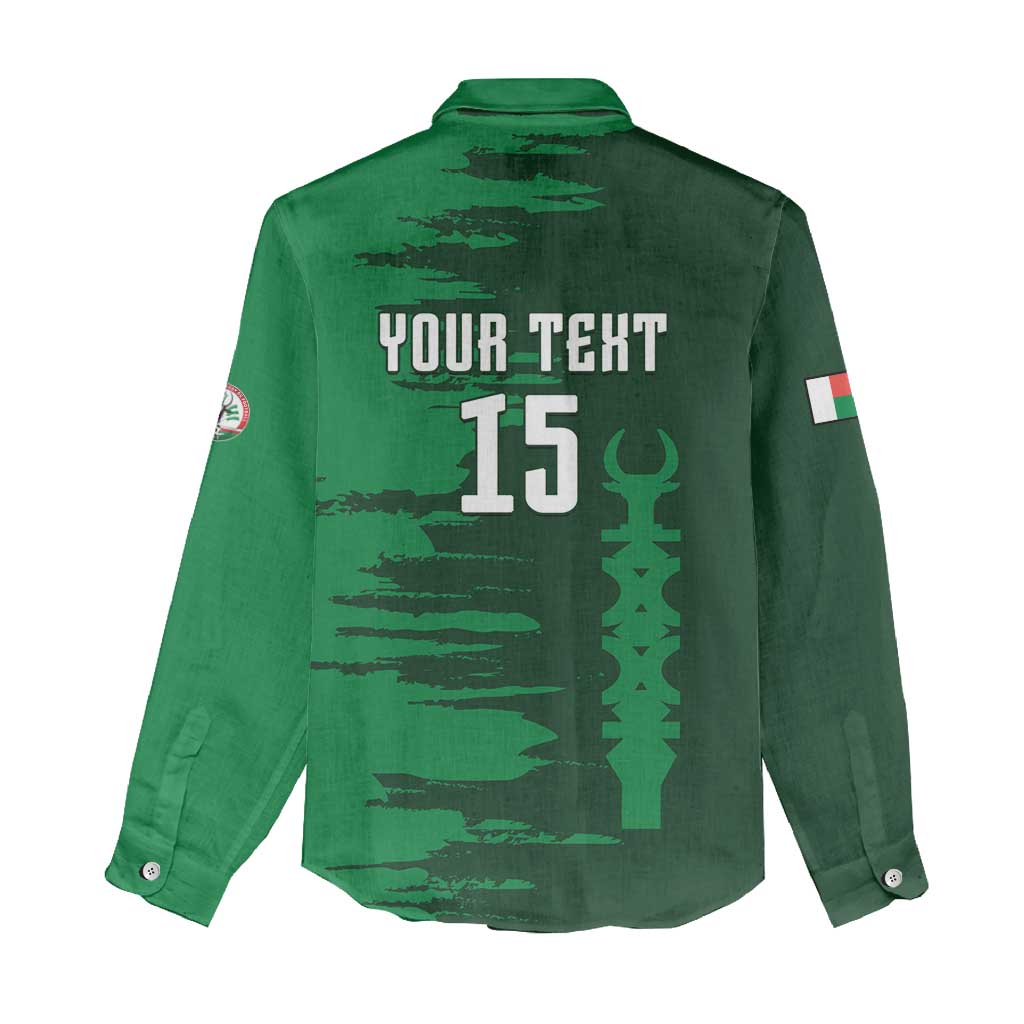 Madagascar Football Custom Women Casual Shirt Go Champions - African Pride