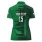 Madagascar Football Custom Women Polo Shirt Go Champions - African Pride