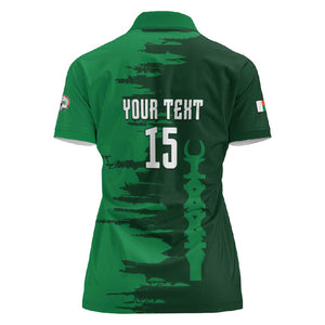 Madagascar Football Custom Women Polo Shirt Go Champions - African Pride