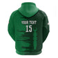 Madagascar Football Custom Zip Hoodie Go Champions - African Pride