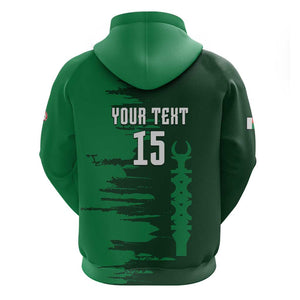 Madagascar Football Custom Zip Hoodie Go Champions - African Pride