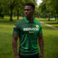 Custom Madagascar Football Zipper Polo Shirt Go Barea