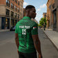 Custom Madagascar Football Zipper Polo Shirt Go Barea
