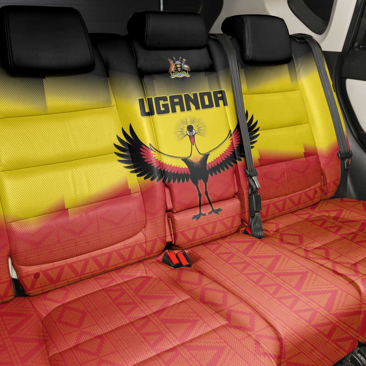 Uganda Football Back Car Seat Cover Go Champions - African Pride