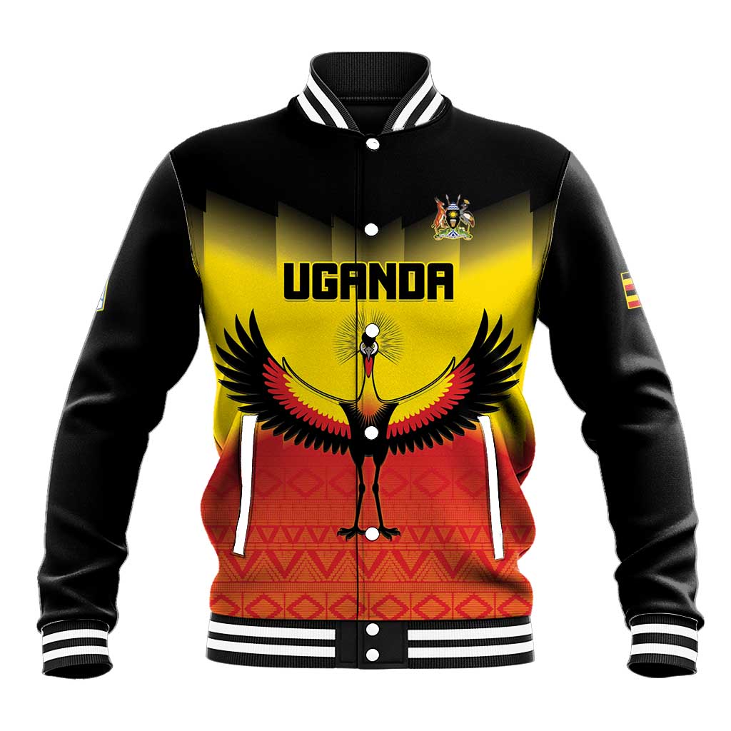 Uganda Football Custom Baseball Jacket Go Champions - African Pride